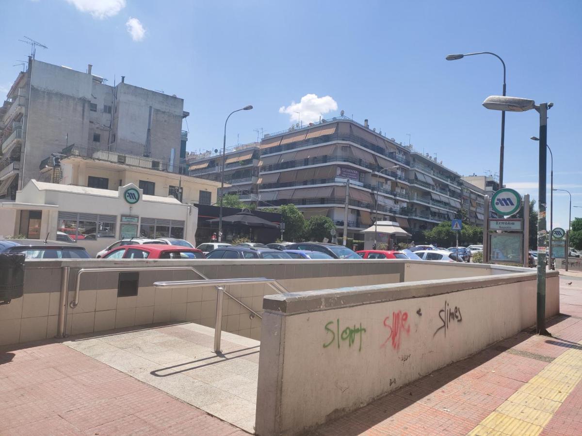 Wsd Hera Luxury Stylish 2Bd Apt With City View Balcony Near Merto Atenas Exterior foto